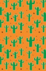 Bullet Journal: Cute Orange Cactus Dotted Grid Notebook (5.5 X 8.5): 130+ Pages of Dot Grid Paper with Trendy Cactus Cover