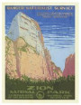 Zion National Park Oversized 8.5x11, 150 Page Lined Blank Journal Notebook: Notebook for Adults and Teens, Writers. Use for Journaling, Note Taking Po