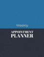 Weekly Appointment Planner: 4 Column Undated Daily Planner Appointment Book with Time 52 Weeks Monday To Sunday 7am to 8pm