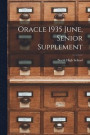 Oracle 1935 June, Senior Supplement