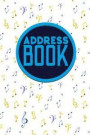 Address Book: Address And Phone Number Book, Designer Address Book, Address Book Paper, Phone Book Pages, Music Lover Cover