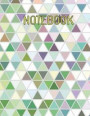 Notebook: 110 wider-ruled pages (front and back), Blank Lined Notebook, Soft Cover, Letter Size 8.5' x 11' Notebook: Large Compo