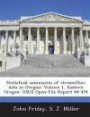 Statistical summaries of streamflow data in Oregon: Volume 1, Eastern Oregon: USGS Open-File Report 84-454