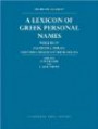 Lexicon Of Greek Personal Names