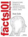 Studyguide for Quality Management for Organizational Excellence: Introduction to Total Quality by David L. Goetsch, ISBN 9780132558983