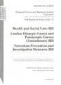 19th report of session 2010-12: Health and Social Care Bill; London Olympic Games and Paralympic Games (Amendment) Bill; Terrorism Prevention and Investigation Measures Bill (House of Lords papers)