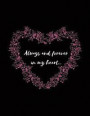 Always and Forever in My Heart: Grief and Loss Journal (Mourning/Bereavement With Hope To Continue to Communicate and Share With Loved One ) (Gifts fo