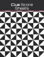 Clue Score Sheets: Clue Score Sheet Record - Clue Scoresheet - Clue Game Sheets - Clue Classic Score Sheet Book - Clue Scoring Game Recor