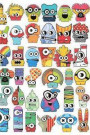 Cute Little Monsters Lined Notebook: 108 ruled pages. White paper. Soft cover. 6 x 9". Colorful Design for Children, Tweens, or Teens, Boys & Girls, ... Volume 1 (Gifted Young Junior Memo)