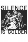 Silence is Golden: 120 Pages 6 X 9 Notebook (Journal, Diary, Planner) Vintage Bondage lingerie for women. Classic pulp pin-up girl model
