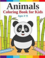 Animals Coloring Book for kids: Easy, Fun and Relaxing Coloring pages for animal lovers ages 4-8