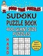 Poop Time Puzzles Sudoku Puzzle Book, 400 Hard Giant Size Puzzles: One Gigantic Puzzle Per Letter Size Page