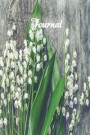 Journal: Pretty Lily of the Valley journal notebook to write in with 100 blank lined sheets of paper. Pretty gift