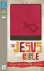 NIV, The Jesus Bible, Imitation Leather, Pink/Brown, Red Letter: Discover Jesus in Every Book of the Bible