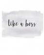 Like a Boss: At a Glance Planner/Best Daily Planner/Action Day Planner/Daily Planner/3 Month Planner