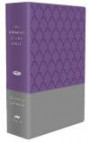 Holy Bible: The Jeremiah Study Bible Purple/Gray Burnished Leatherluxe Thumb Index Edition; What It Says, What It Means What It Means for You