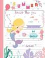 Summer Write and Draw Journal for Girls: Writing Paper and Drawing Space for Your Children Creative Story - K-2 Primary Composition Notebook - Kinderg