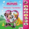 Disney Minnie - Minnies Tierbilder- 8-Button-Soundbuch ab 3 Jahren - interaktives Bilderbuch mit 8 witzigen Geräuschen zu Minnie und Daisys Foto-Abenteuer