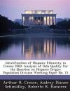 Identification of Hispanic Ethnicity in Census 2000: Analysis of Data Quality for the Question on Hispanic Origin: Population Division Working Paper N