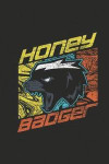 Honey Badger: Graph Paper Journal (6 X 9 - 120 Pages/ 5 Squares per inch) - Animal Lover And Honey Badger Fans