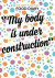 Body Plan Plus Food Diary - My Body is Under Construction: Diet Diary, Food Diary, Weight Loss, Slimming, Tone & Shape, Calorie Tracking, Meal Planner