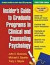 Insider's Guide to Graduate Programs in Clinical and Counseling Psychology: 2008/2009 Edition (Insider's Guide to Graduate Programs Series)