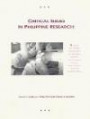 Critical Issues in Philippine Research: A Selected and Annotated Literature Review on the Women's Movement, Conflict in Luzon's Cordillera, Muslim Autonomy, ... Asia Studies), Occasional Paper No. 19.)