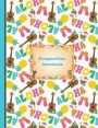 Aloha Hawaiian Summer Vacation Composition Notebook 4x4 Quad Ruled Paper: 200 Graph Pages 7.44 X 9.69 Book, Graph Paper Journal, School Math Teachers