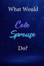 What Would Cole Sprouse Do?: Cole Sprouse Diary Journal