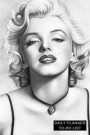 Daily Planner - To Do List: (6x9) Goal Planner to Increase Your Productivity, Undated 90 Day to Do Task List, Durable Matte Marilyn Monroe Black a