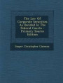Law of Corporate Securities as Decided in the Federal Courts