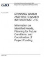 Drinking Water and Wastewater Infrastructure: Information on Identified Needs, Planning for Future Conditions, and Coordination of Project Funding