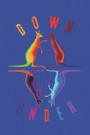 Down Under: Notebook Journal Diary. Four Colourful Kangaroos From The Land Of Down Under - Australia