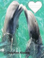 Dolphins Kissing on Cover of wide ruled lined paper Composition Book: For Dolphin fans, Used by students, teachers, school offices, Perfect to keep yo