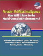 Aviation Artificial Intelligence: How Will it Fare in the Multi-Domain Environment? Unmanned Aerial Vehicles (UAVs) and Drones, Piloted Aircraft Risks