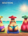 Beach Bums: Large Print Discreet Internet Website Password Notebook, Birthday, Christmas, Friendship Gifts for Women, Co-Workers
