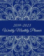 2019-2023 Weekly Monthly Planner: Mandala Blue Color, 8.5' X 11' Five Year 2019-2023 Calendar Planner, Monthly Calendar Schedule Organizer (60 Months