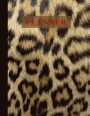 Planner: Leopard Print Pattern Design Cover, Large Format 8.5'x11' Undated Monthly Scheduler with Daily Habit Tracker and Motiv