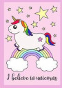 Unicorn Notebook - I Believe in Unicorns: Cute Kawaii Unicorn Notebook - Cute Kawaii Unicorn Journal - Cute Kawaii Unicorn Coloring Pages Notebook - 1