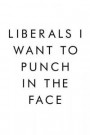 Liberals I Want to Punch In The Face: Donald Trump Journal, Diary, Notebook, 2020 Election, American, President, Liberal, Political, Democrat, Republi