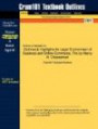 Outlines & Highlights for Legal Environment of Business and Online Commerce, The by Henry R. Cheeseman, ISBN: 9780136085683