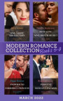 Modern Romance March 2022 Books 5-8: Their One-Night Rio Reunion (Jet-Set Billionaires) / Revealing Her Nine-Month Secret / Snowbound with His Forbidden Princess / Innocent in the Sicilian's Palazzo