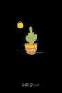 Cactus Journal: Dot Grid Journal - Cactus Middle Finger Symbol Black Funny Cactus Lover Gift - Black Dotted Diary, Planner, Gratitude
