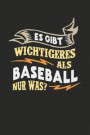 Es gibt wichtigeres als Baseball nur was?: Notizbuch A5 kariert 120 Seiten, Notizheft / Tagebuch / Reise Journal, perfektes Geschenk für Baseball Spie