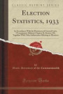 Election Statistics, 1933