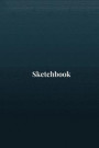 Sketchbook: 6 x 9 Sketchbook Journal, Blue Cover, Blank Book for Drawing, Sketching, Doodling, Writing (Art Sketch Pad) White Pape