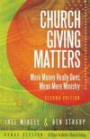 Church Giving Matters: More Money Really Does Mean More Ministry