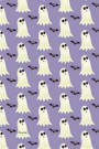 Journal: Ghosts & Bats Halloween Blank 100 Pages Lined Writing Diary Book for Taking Notes and Journaling for Woman, Girls and
