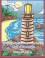 Adult Color by Numbers Coloring Book of Lighthouses: Lighthouse Color by Number Book for Adults with Lighthouses from Around the World, Scenic Views