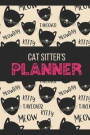 Cat Sitter Planner: Handy Blank Undated Daily Organizer Gift for Pet Sitter -Pink